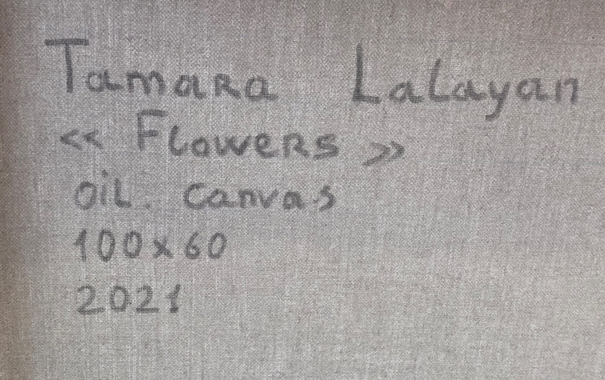 Tamara Lalayan | 'Flowers, 2021' | 100x60cm-thumbmail-2