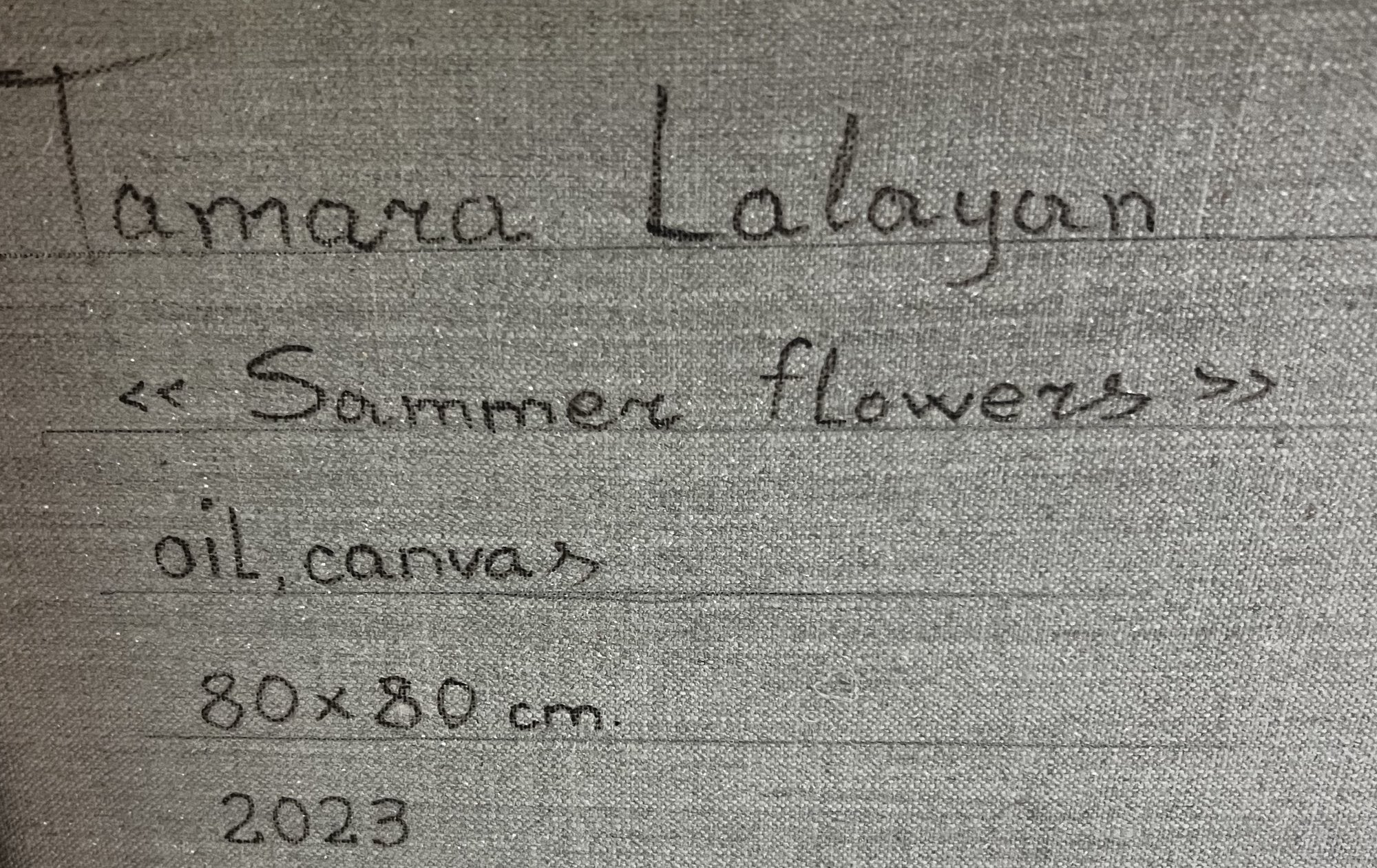 Additional view of Summer Flowers by tamara lalayan