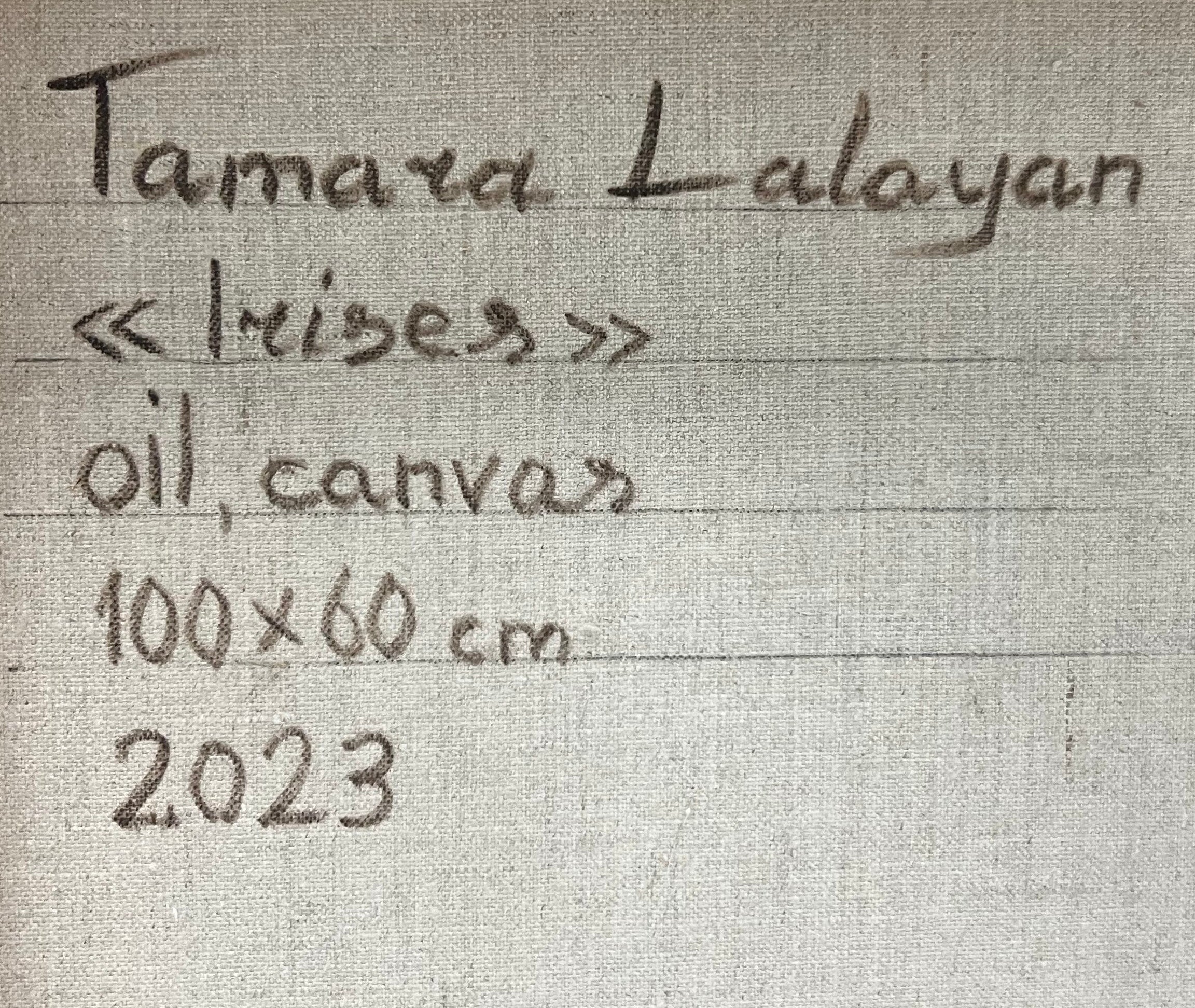 Tamara Lalayan | 'Irises, 2023' | 60x100cm