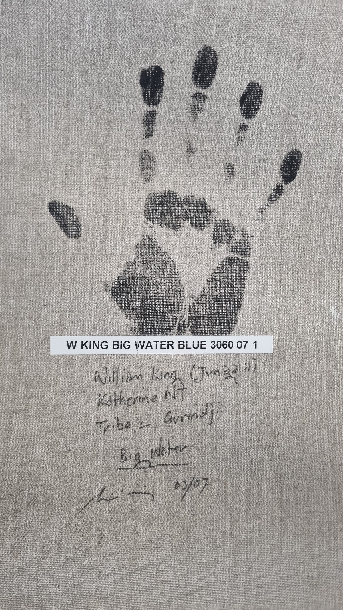 Big Water by William King Jungala