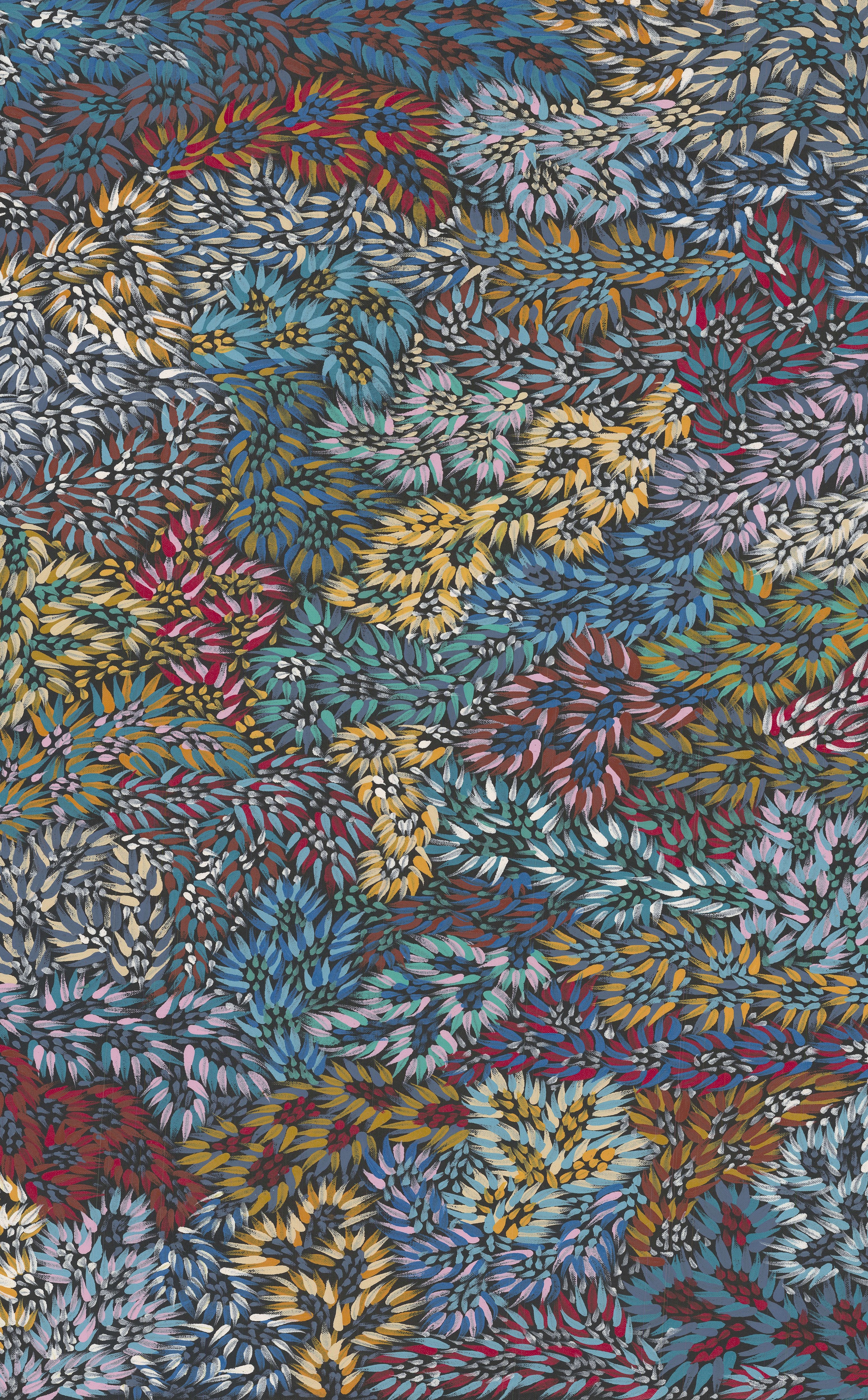 Abie Loy Kemarre | 'Bush Medicine, 2024' | 90X45cm