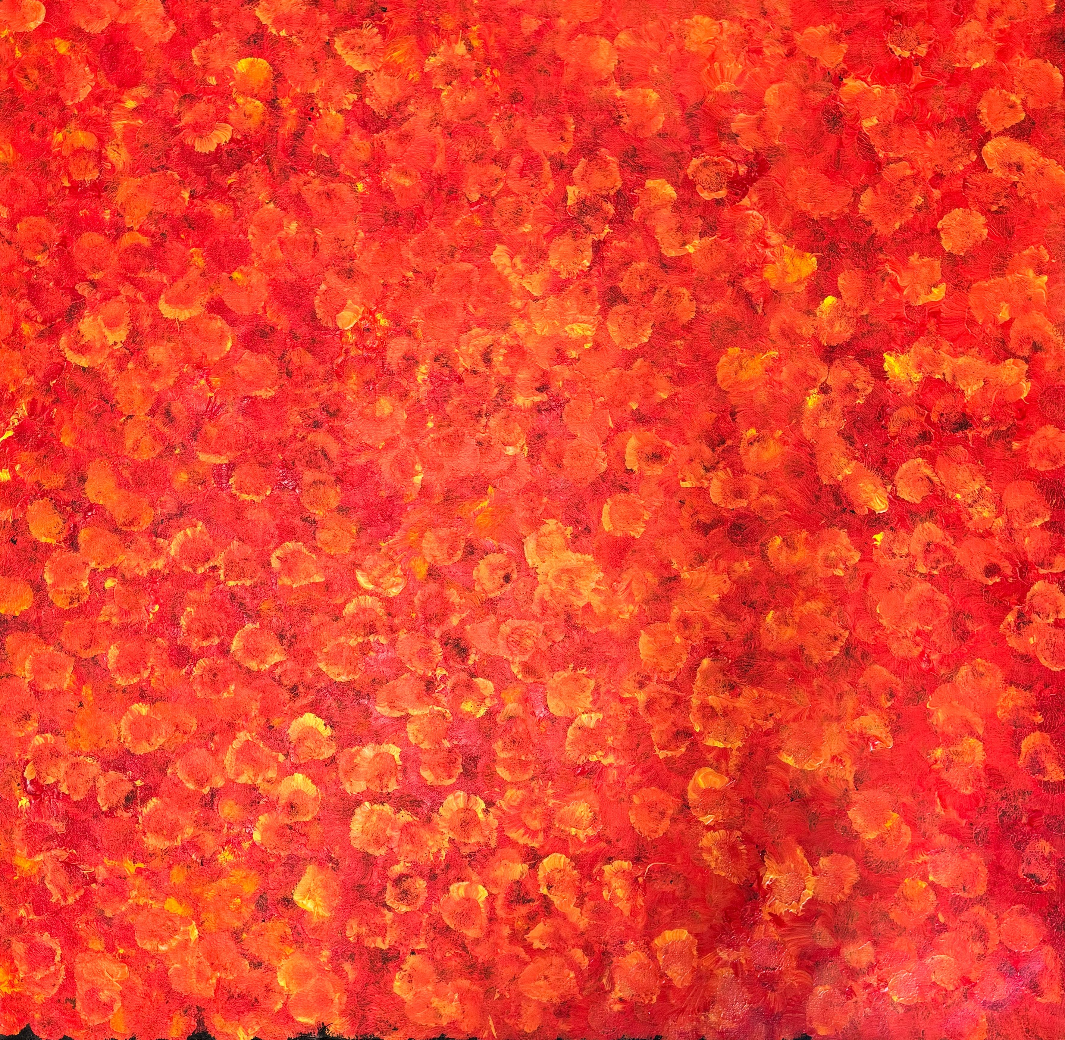 Evelyn Pultara | 'Bush Plum, 2017' | 121x125cm