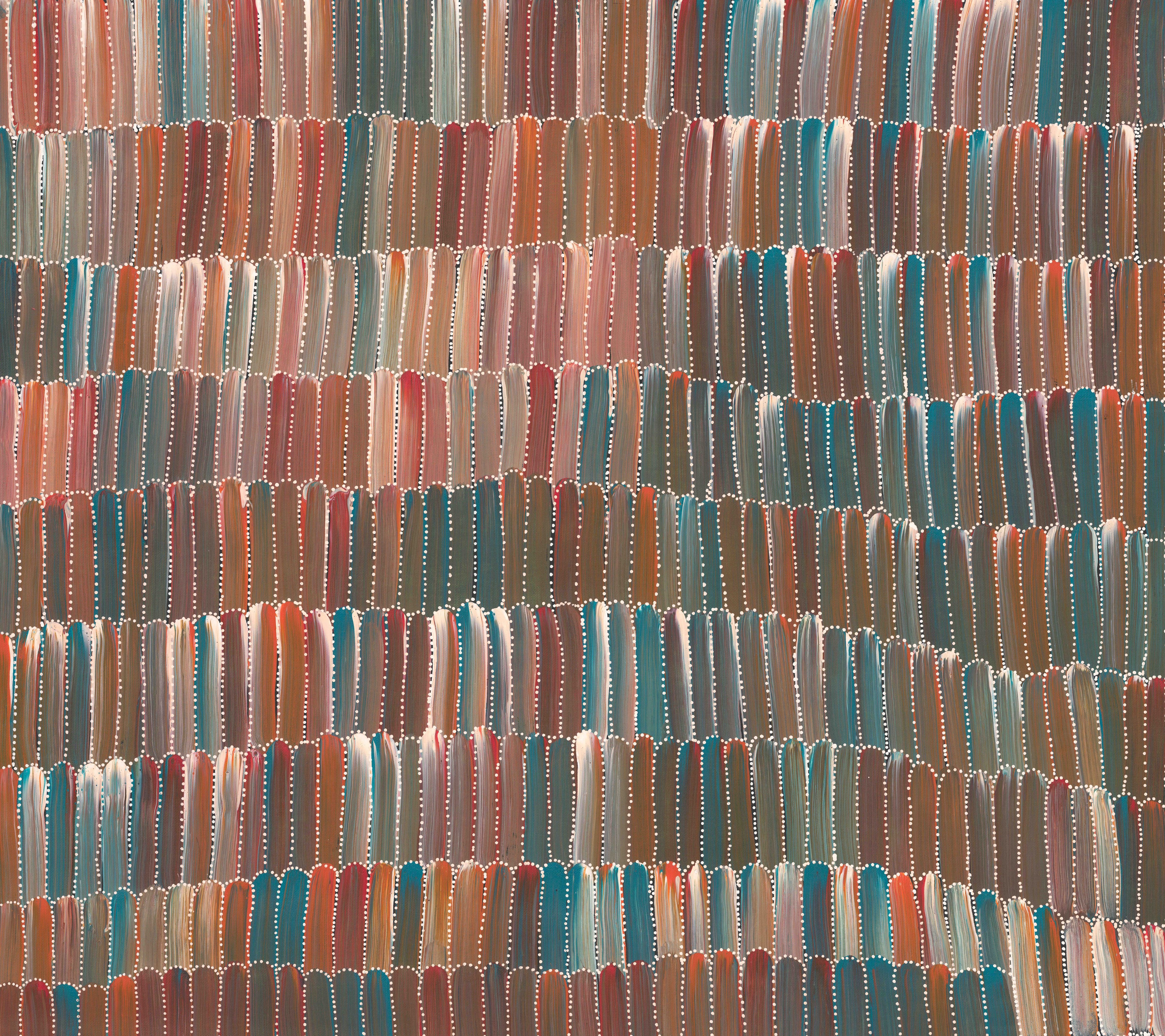 Jeannie Mills Pwerle | 'Bush Yam, 2024' | 90x81cm