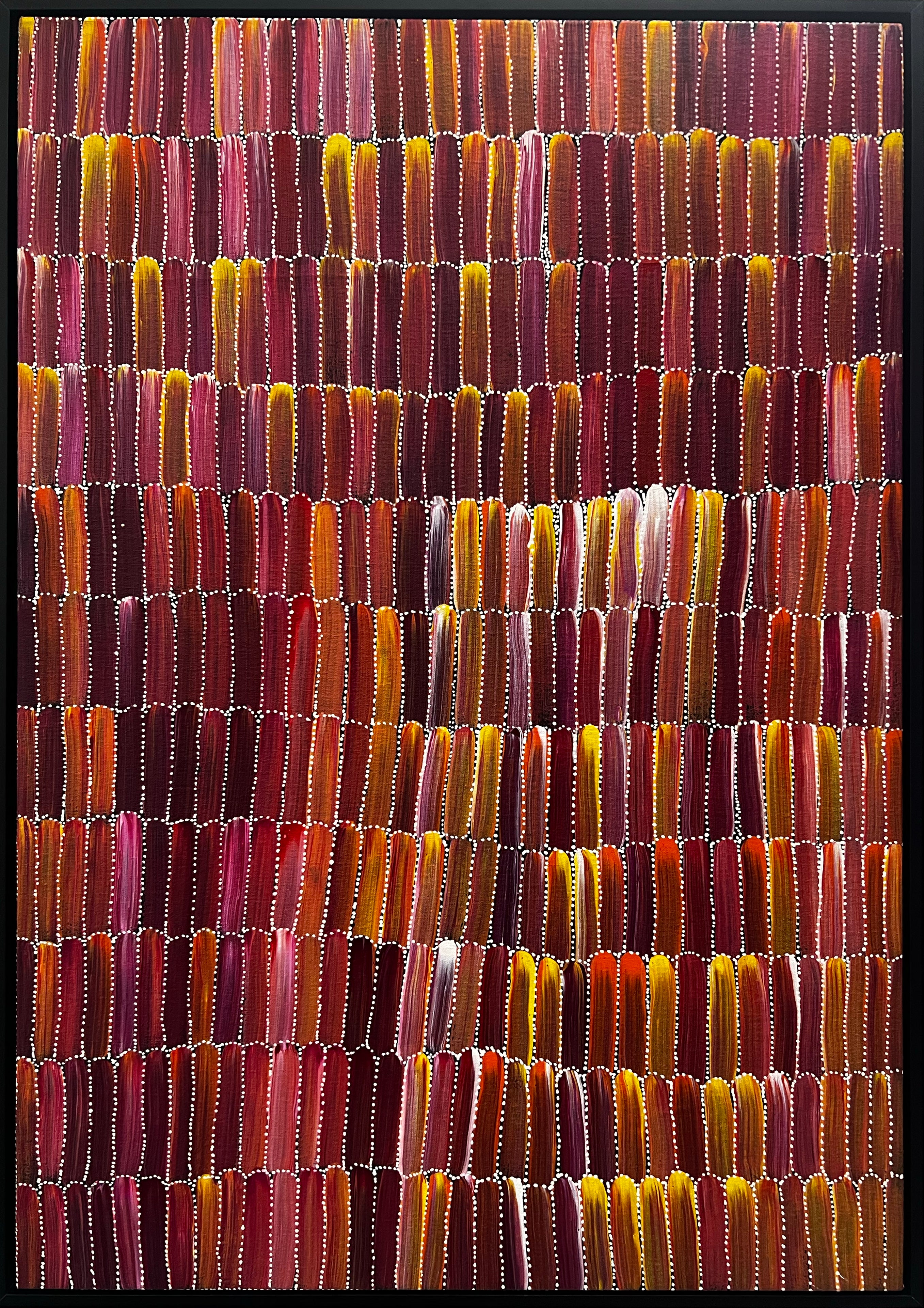 Jeannie Mills Pwerle | 'Bush Yam, 2024' | 87x60cm