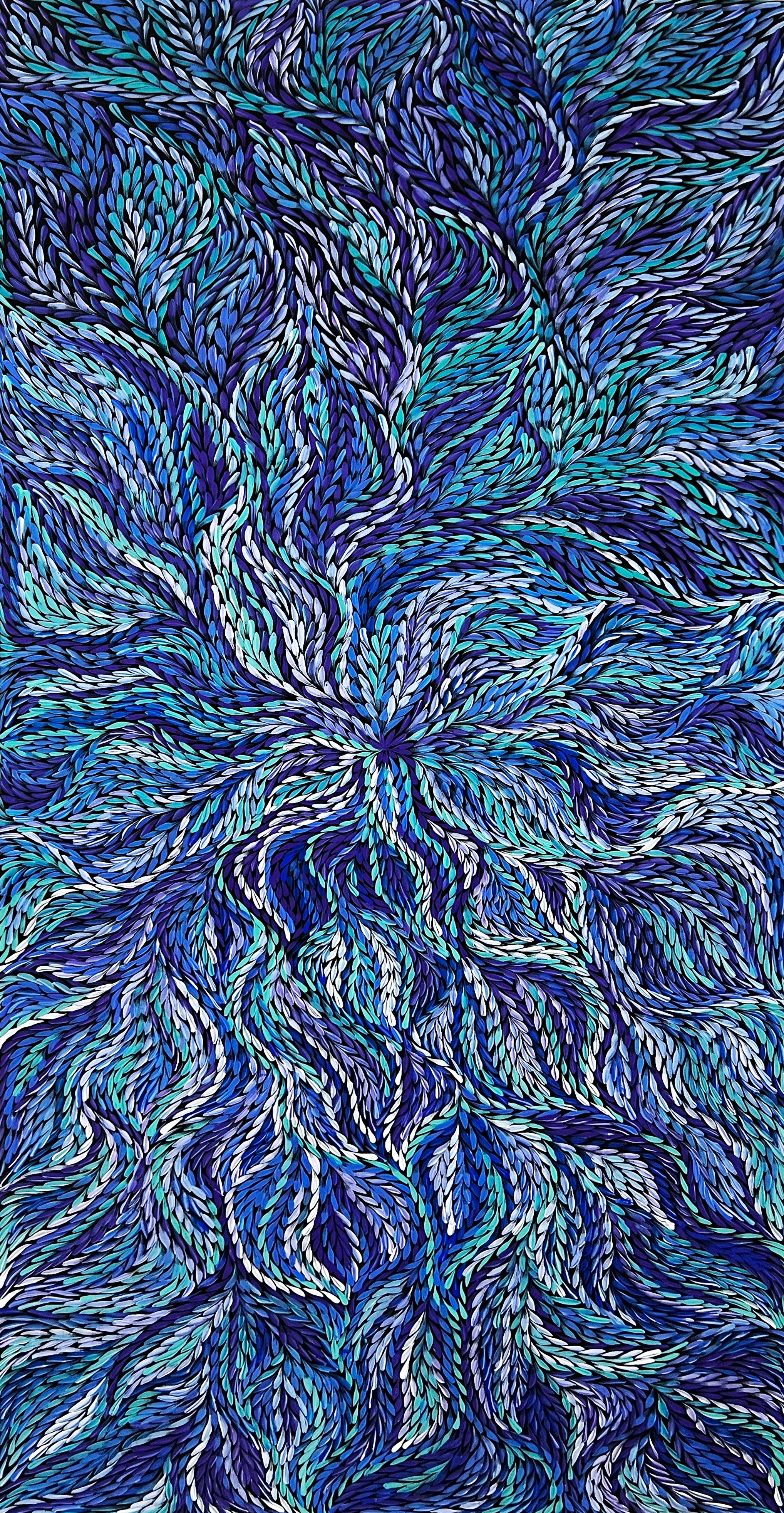 Jeannie Petyarre | 'Medicine Leaves, 2019' | 198x86cm-thumbmail-1