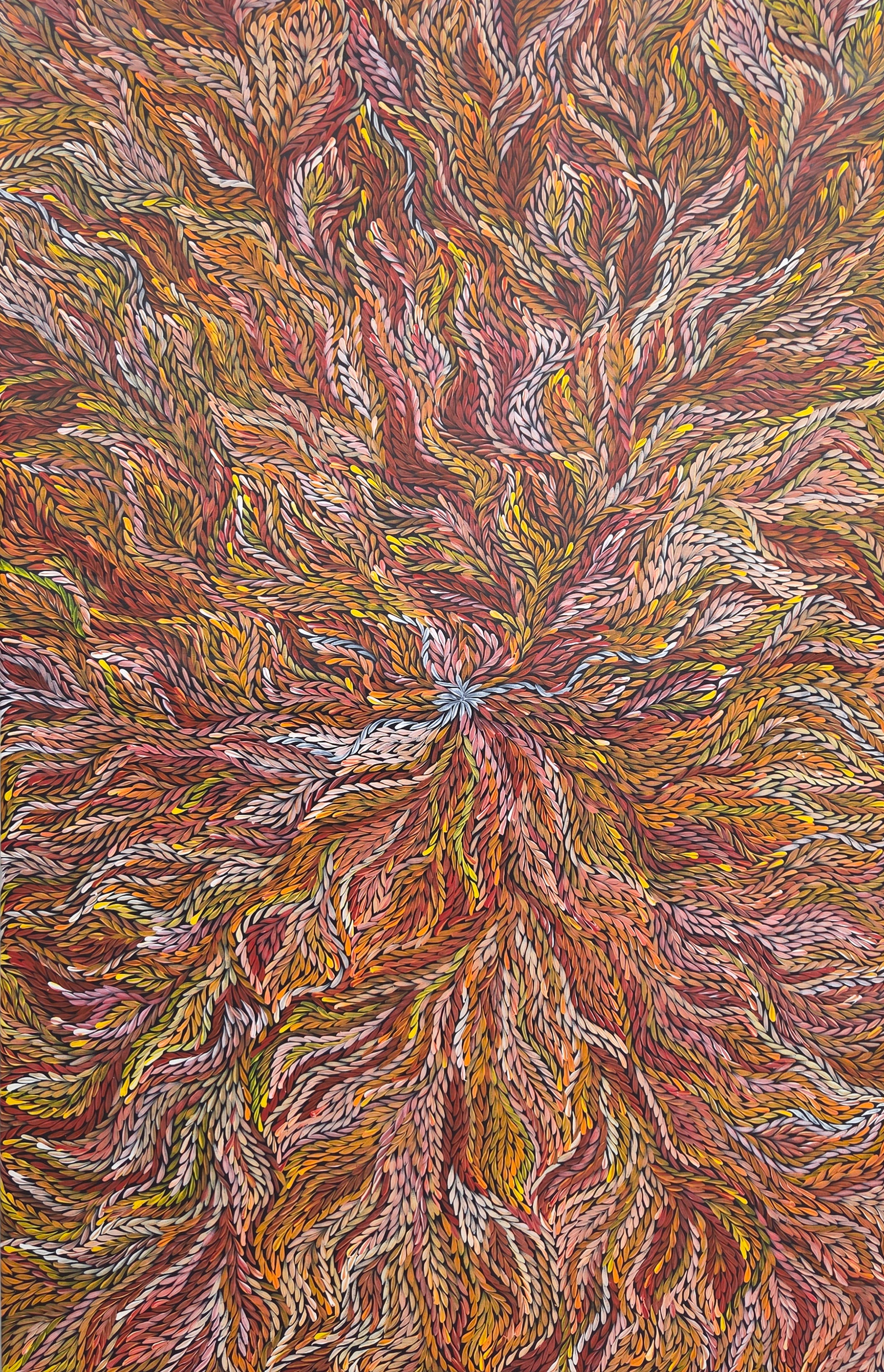 Jeannie Petyarre | 'Medicine Leaves, 2018' | 116x176cm