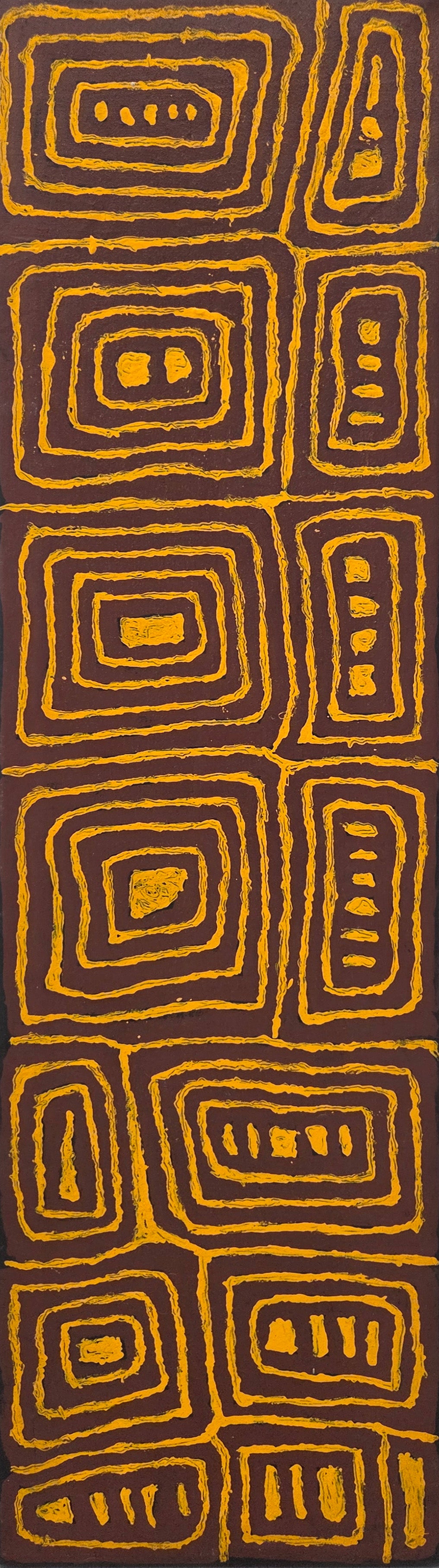 Johnny Yunget Tjupurrula | Tingari, 2008' | 30x120cm