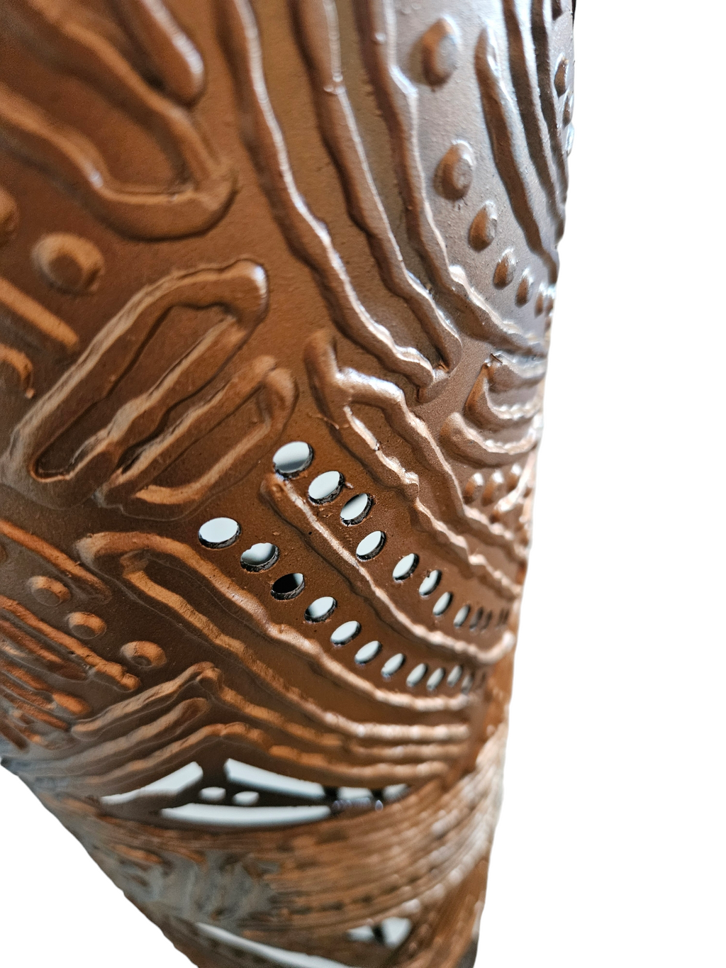 Sarrita King | 'Language of the Earth' Coolamon. 2023 | 60x17x7cm