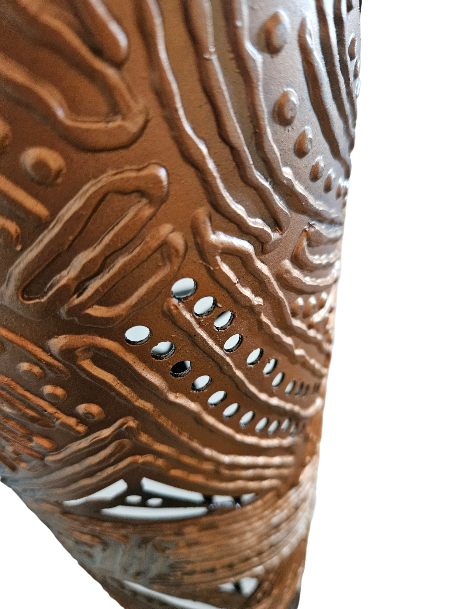 Sarrita King | 'Language of the Earth' Coolamon. 2023 | 60x17x7cm