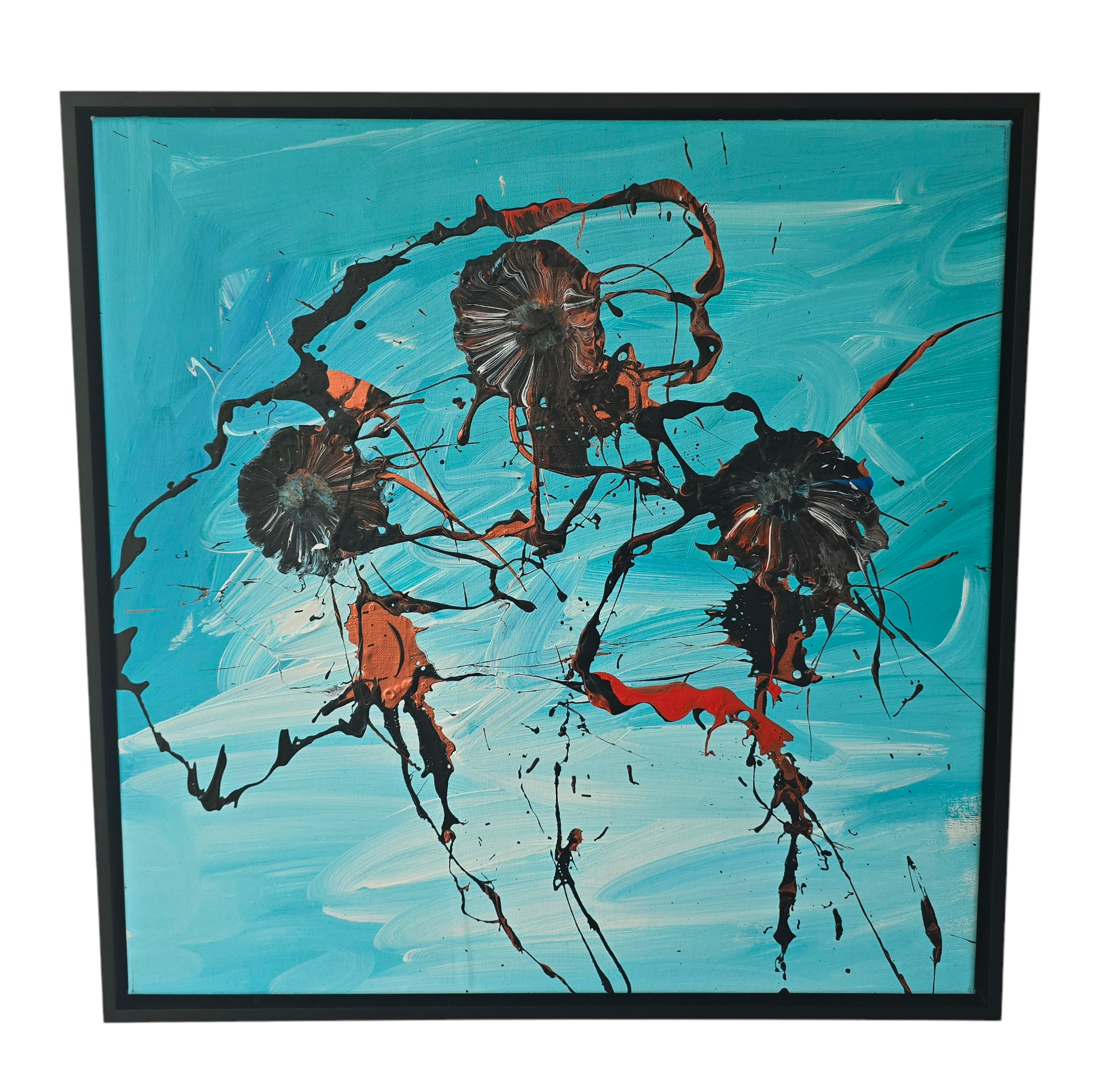Rowdy Warren | 'Wild Flowers, 2023' | 59x59cm