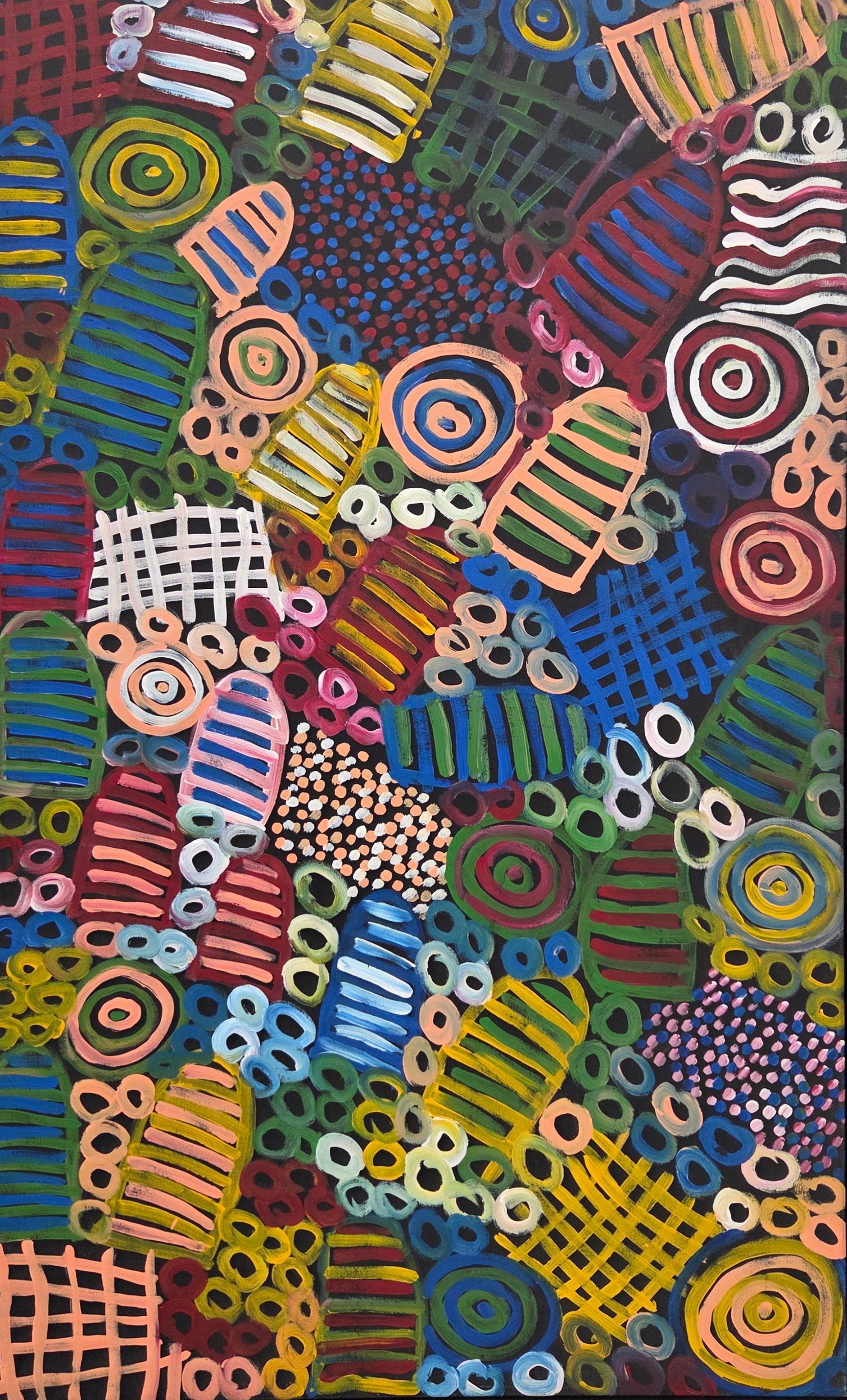 Betty Club Mbitjana | 'My Mother's Story My Mother's Country, 2008' | 89x153cm