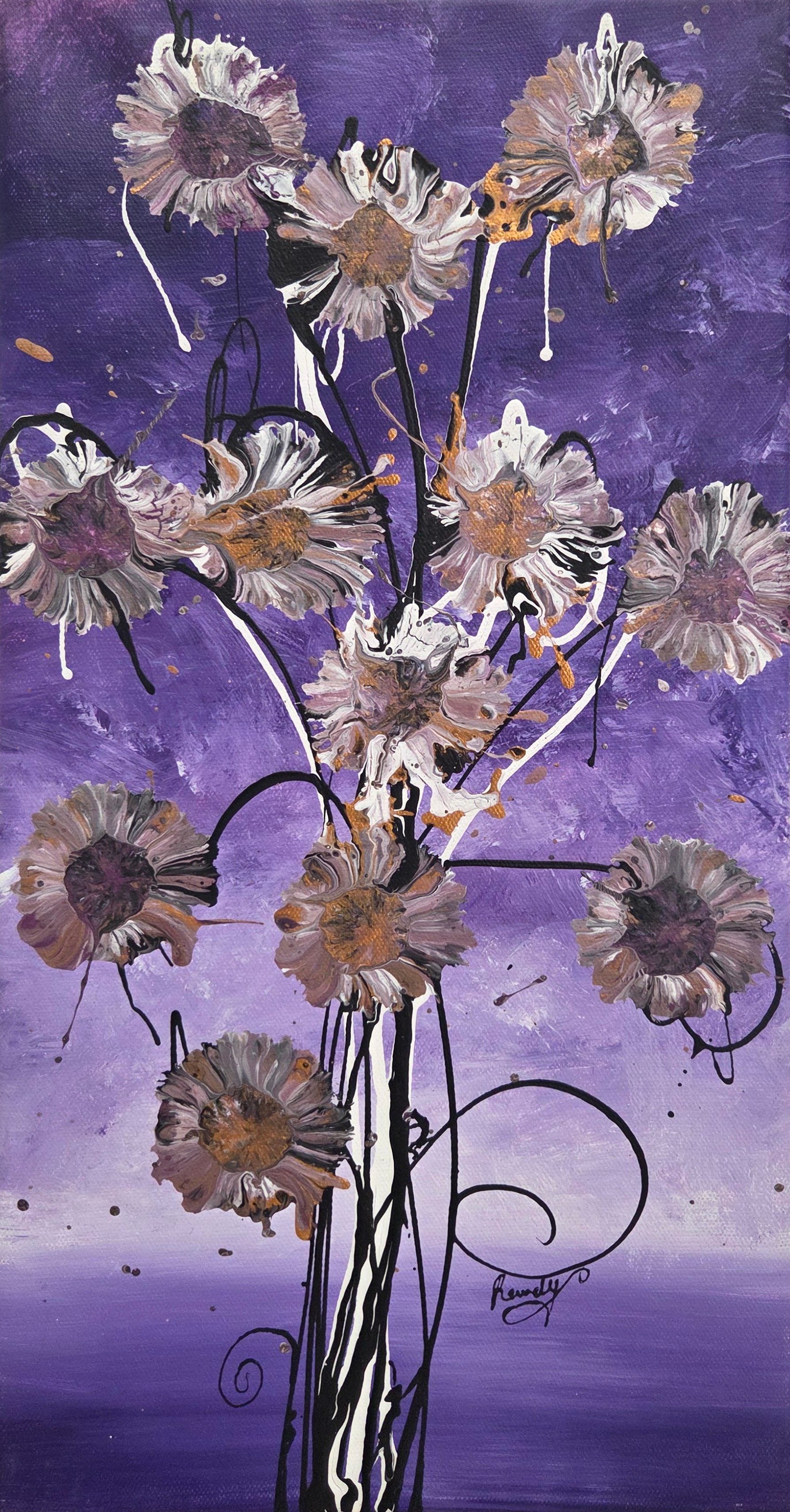 Rowdy Warren | 'Wildflowers, 2016' | 30x60cm