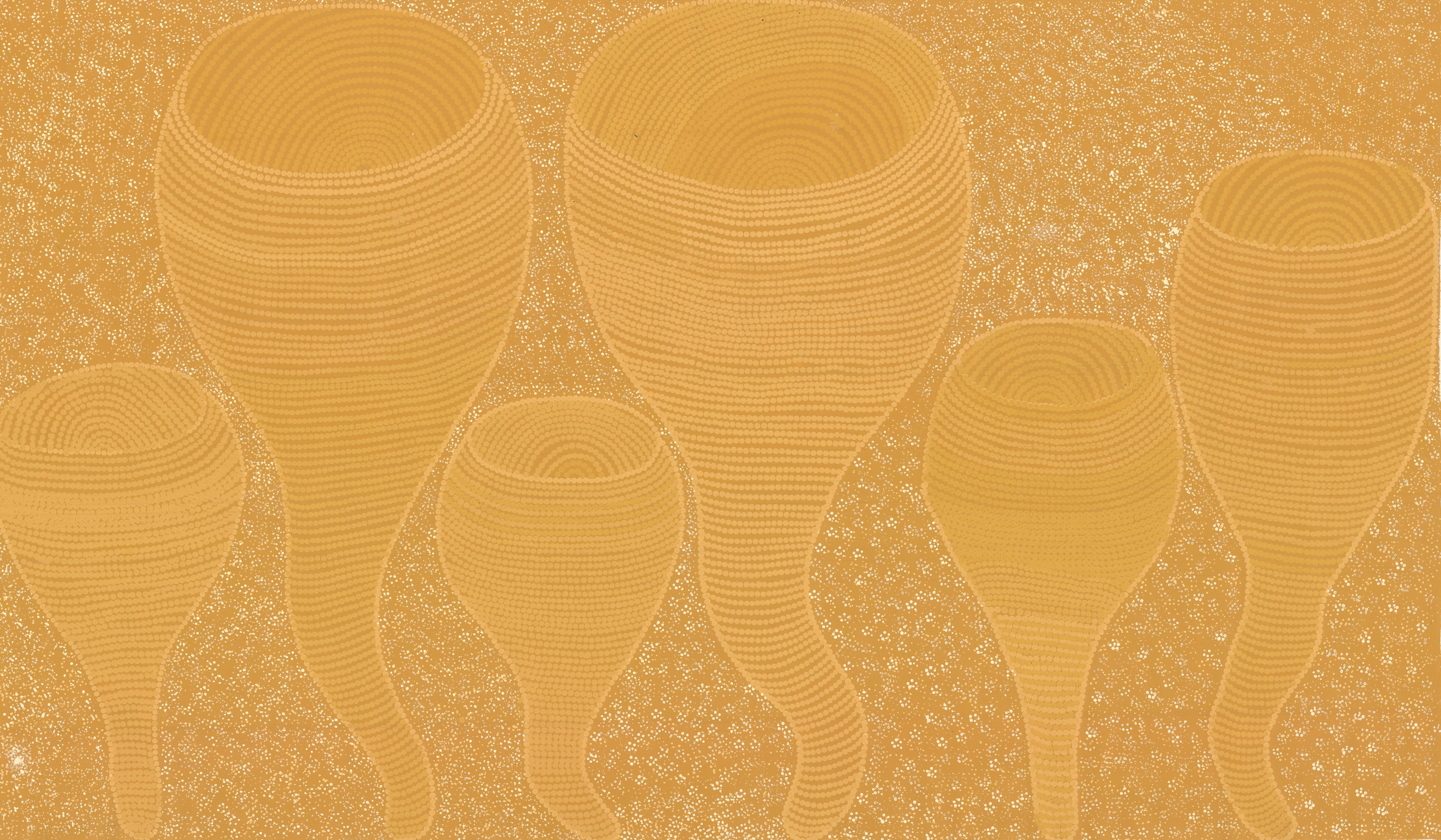 Raelene Williams | 'The Six Wirly Winds of the Desert, 2008' | 158x97cm