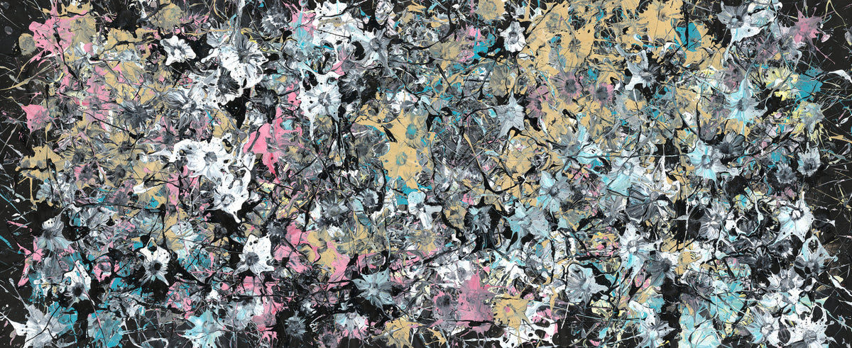Rowdy Warren | 'Wild Flowers, 2019' | 90x210cm