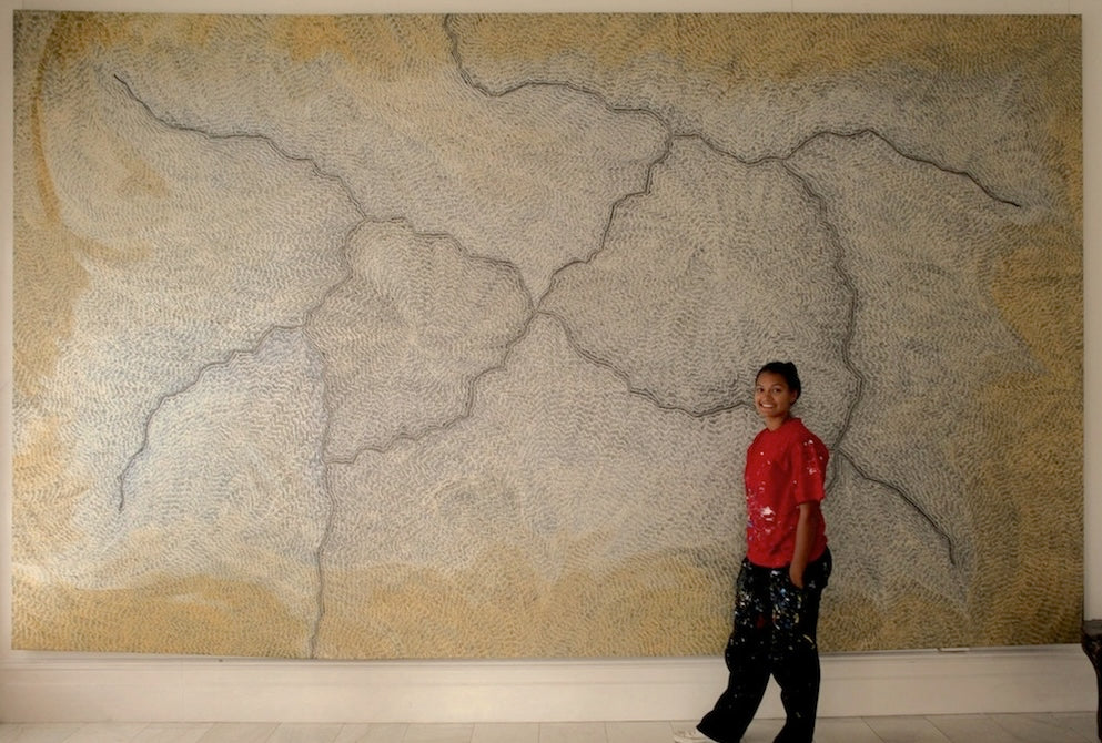 Sarrita King | 'Lightning, 2011' | 300x500cm