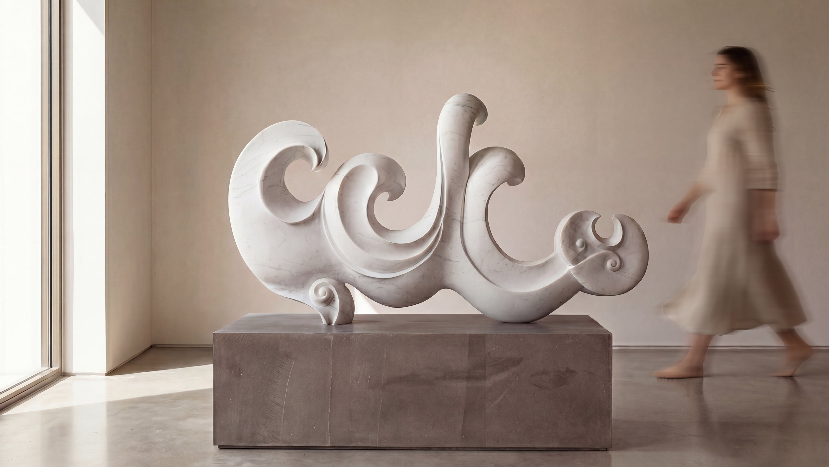 Sollai Cartwright | 'Resting Lion, 2024' | 100x180x24cm