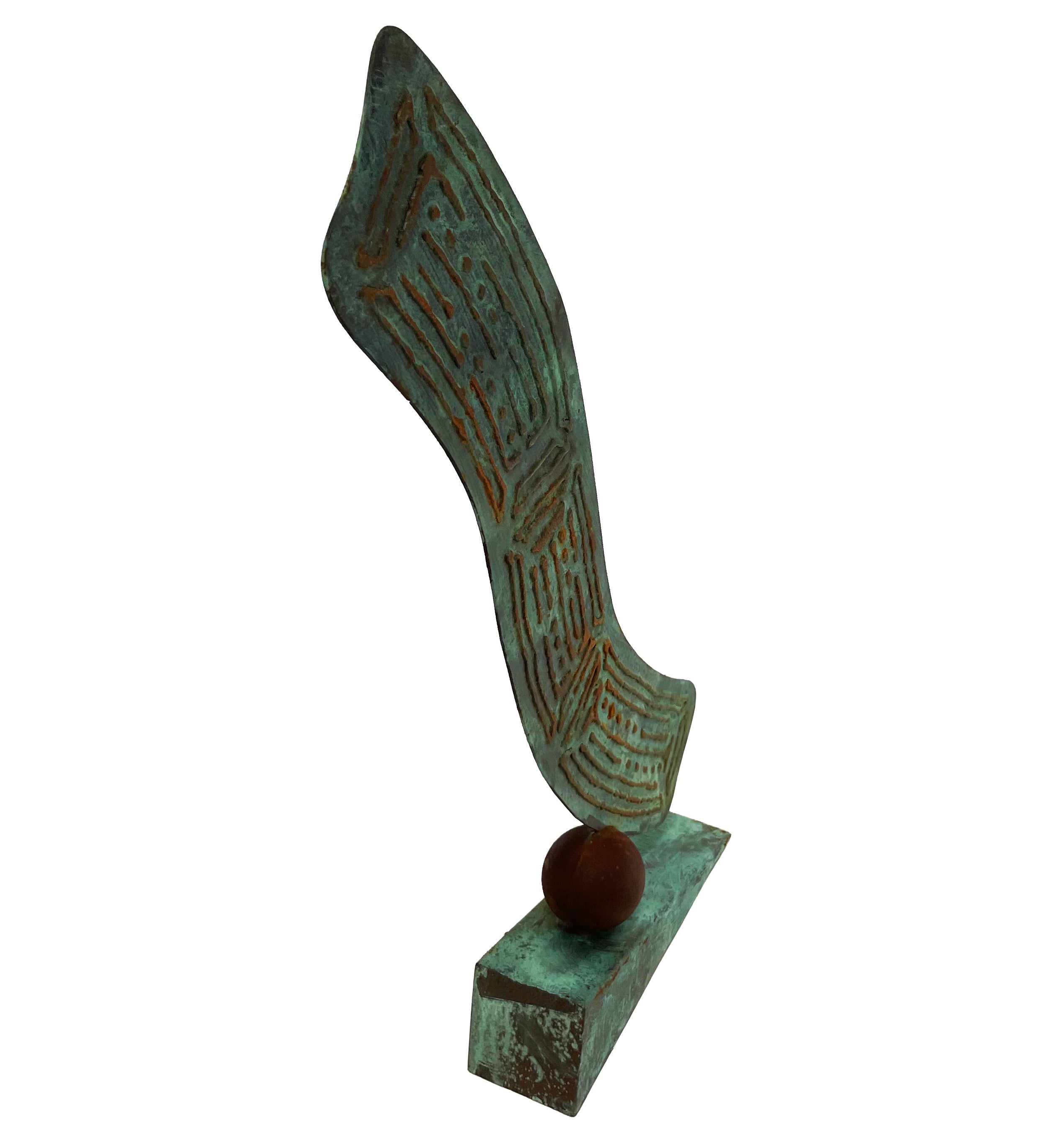 'Language of the Earth II' | 32x64x8cm