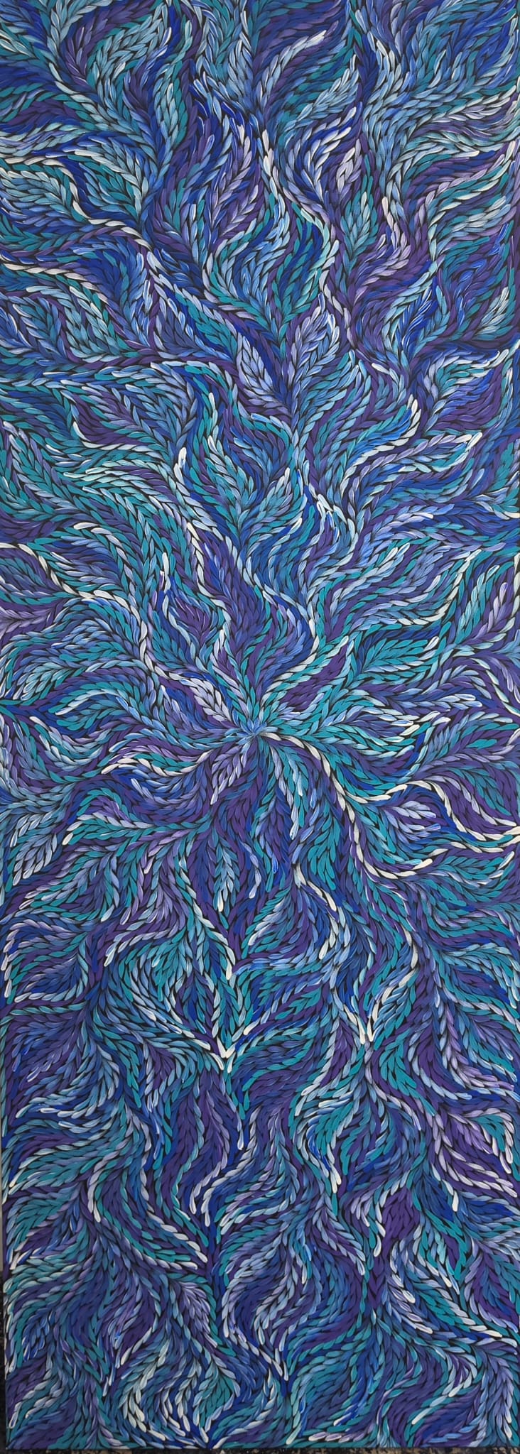 Jeannie Petyarre | 'Medicine Leaves, 2019' | 73x202cm-thumbmail-1