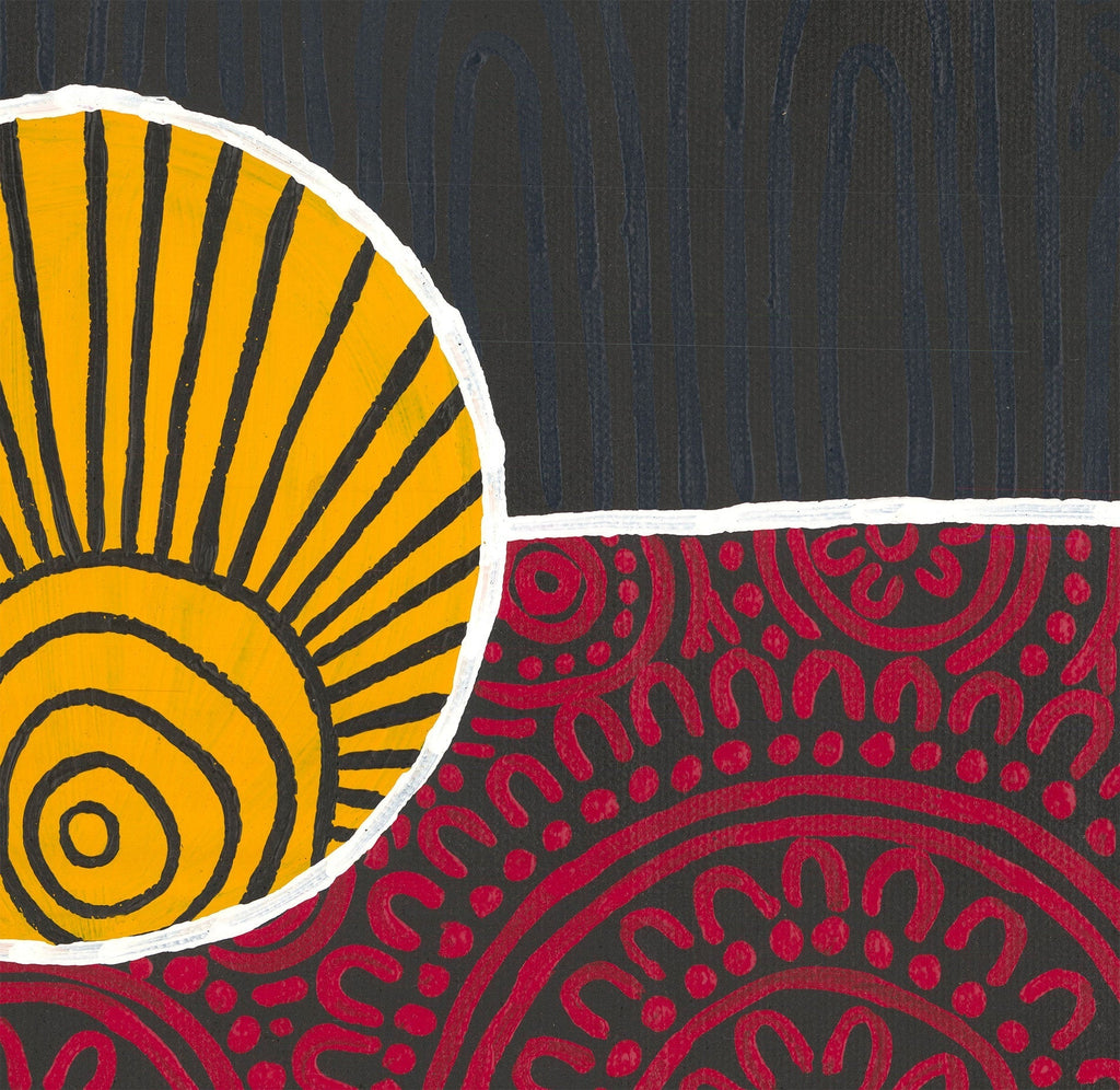 Sarrita King | 'Flag Love, 2023' | 60x60cm