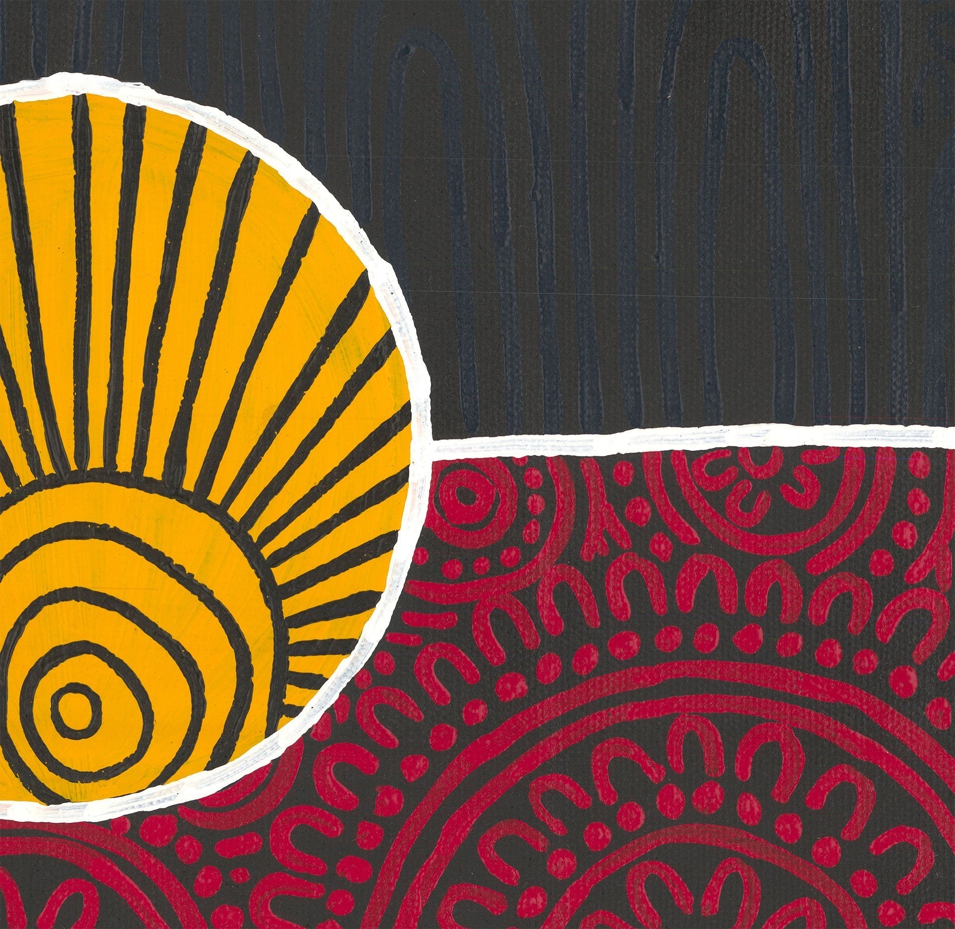 'Flag Love' | 60x60cm