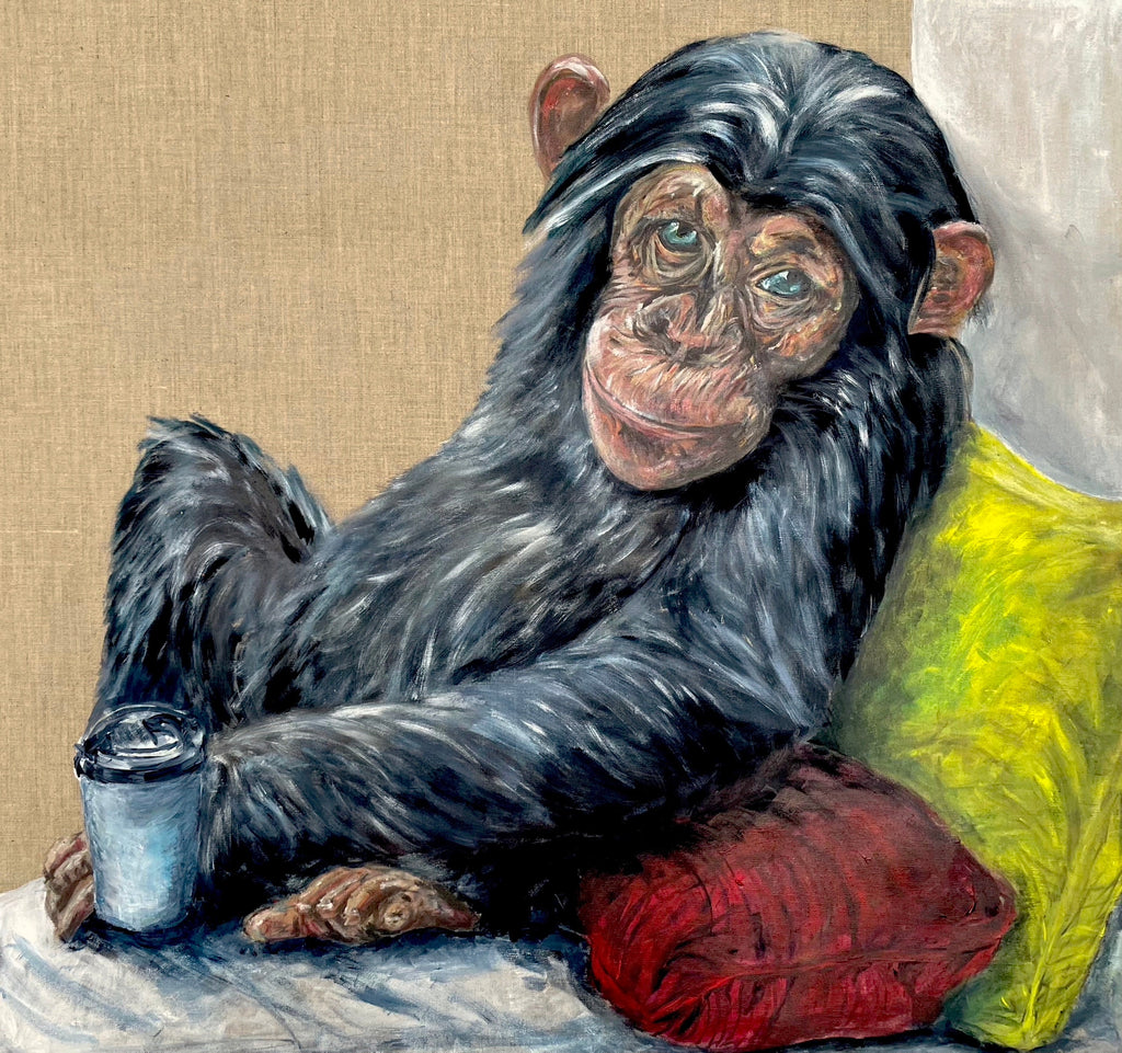 'Lockdown Larry' | 83x90cm