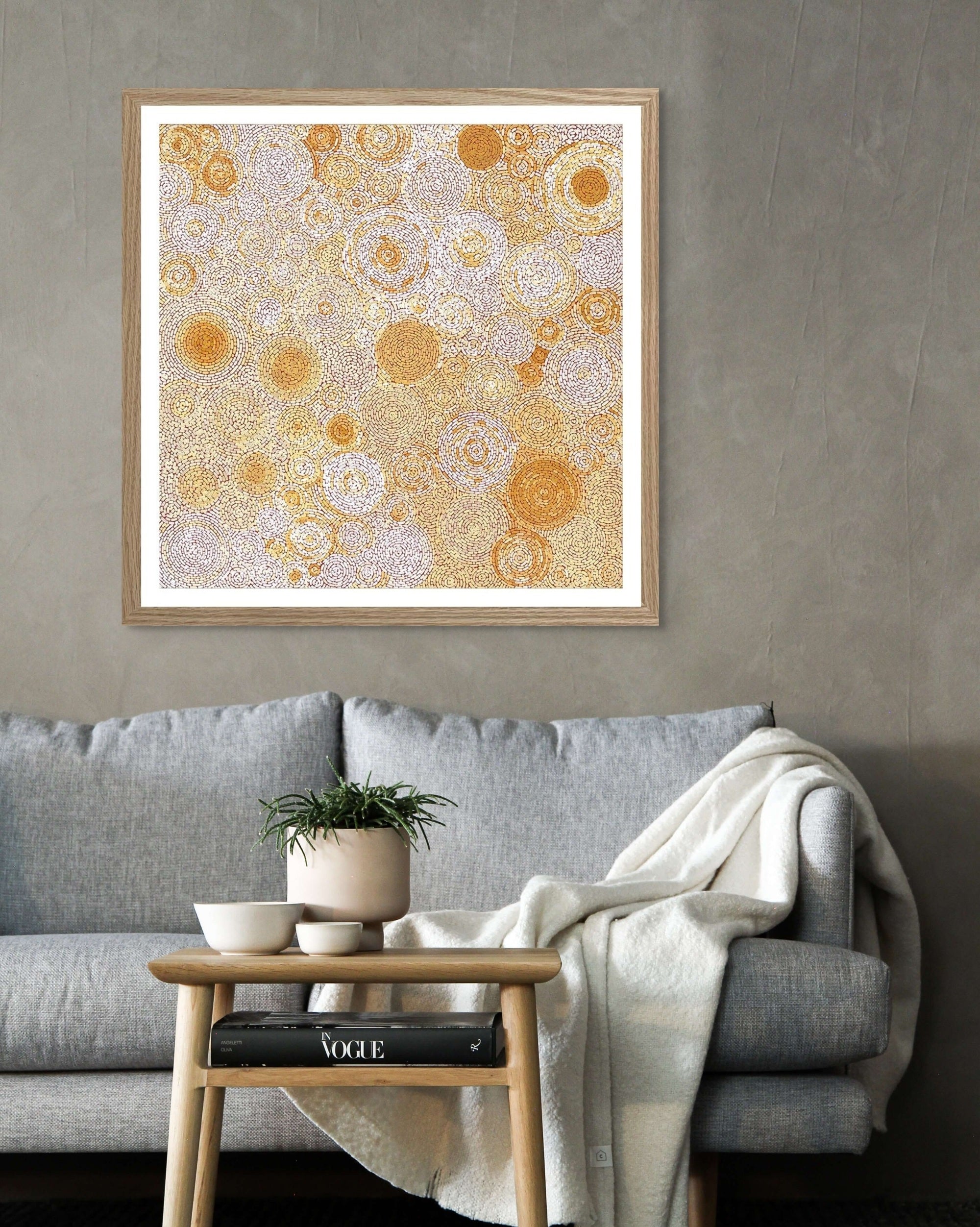 Tarisse King | 'Earth Cycles, 2005' | 120x120cm